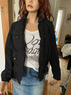 Sommerjacke aus Baumwolle von Next * Gr. 40 * schwarz