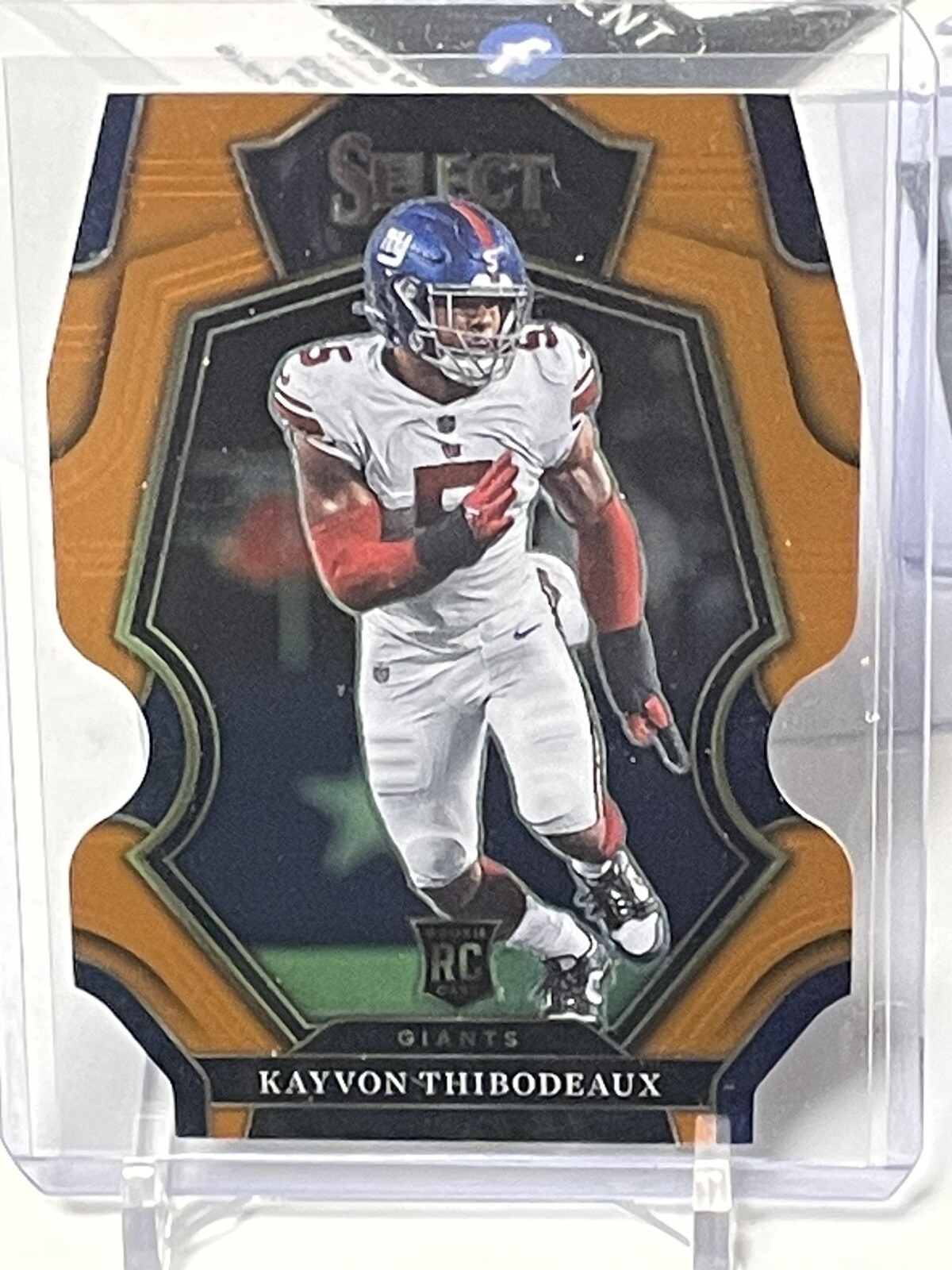 2022 Panini Select Kayvon Thibodeaux Premier Orange /199 Prizm Die-Cut #175