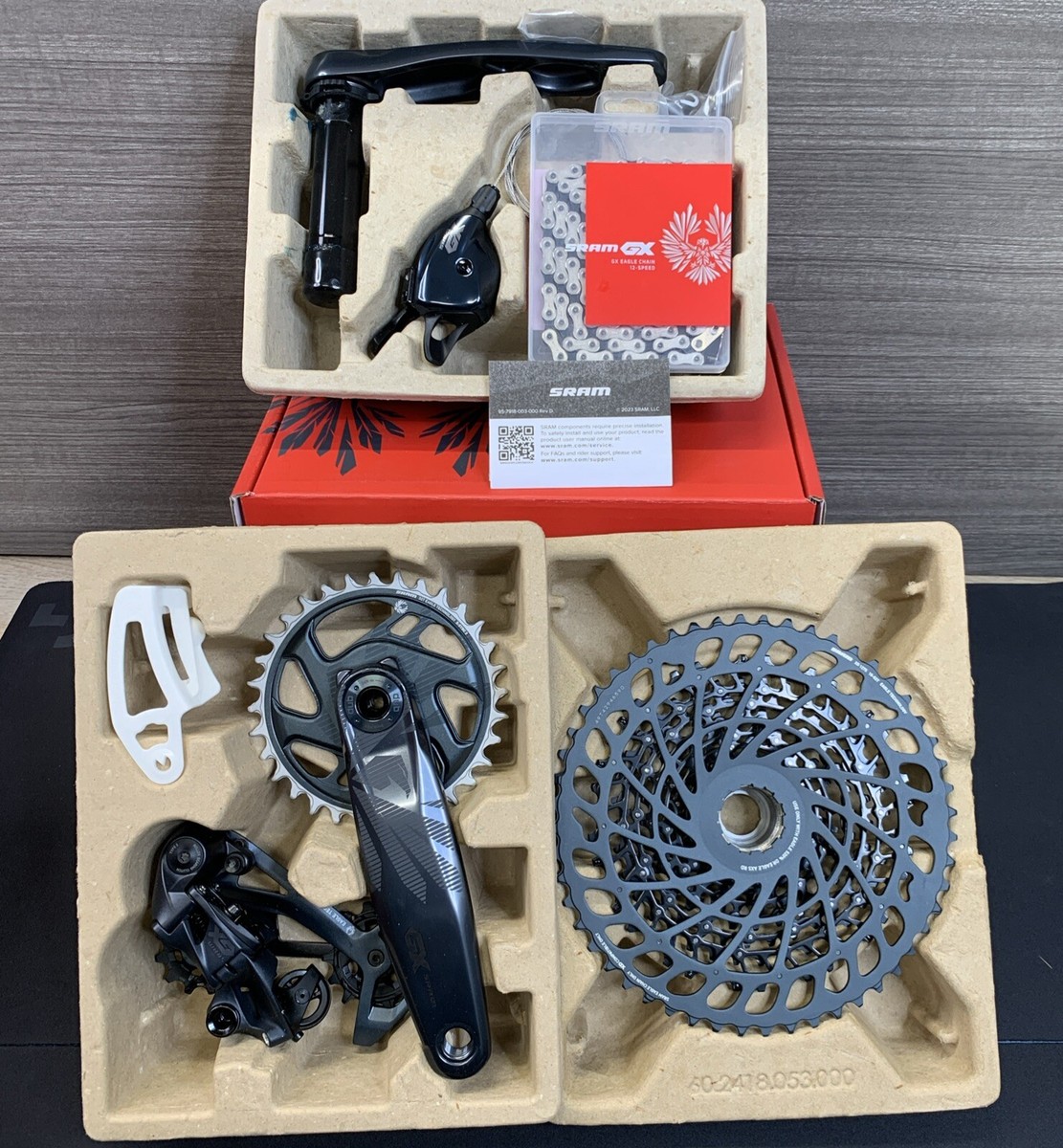 SRAM GX Eagle Groupset - 170mm Boost Crankset, 32t, DUB
