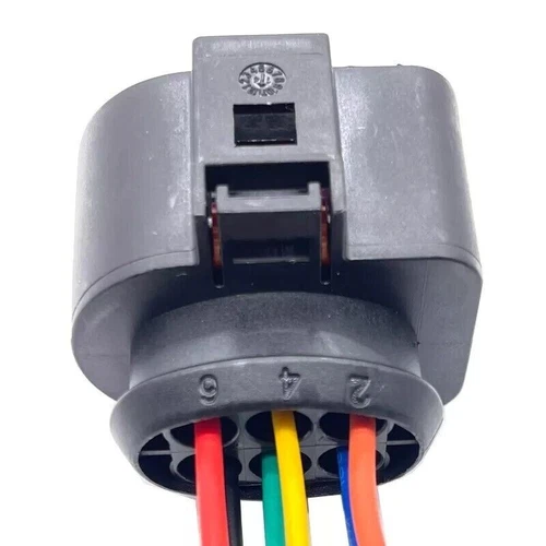 For Audi A3 A4 B7 TT 8J Socke Tail Light Connector Prewired Plug 6 Pin - Picture 4 of 5