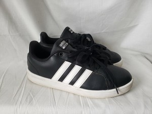 adidas men's cloudfoam black and white