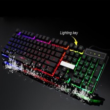 Gaming Waterproof Keyboard LED PC, etc