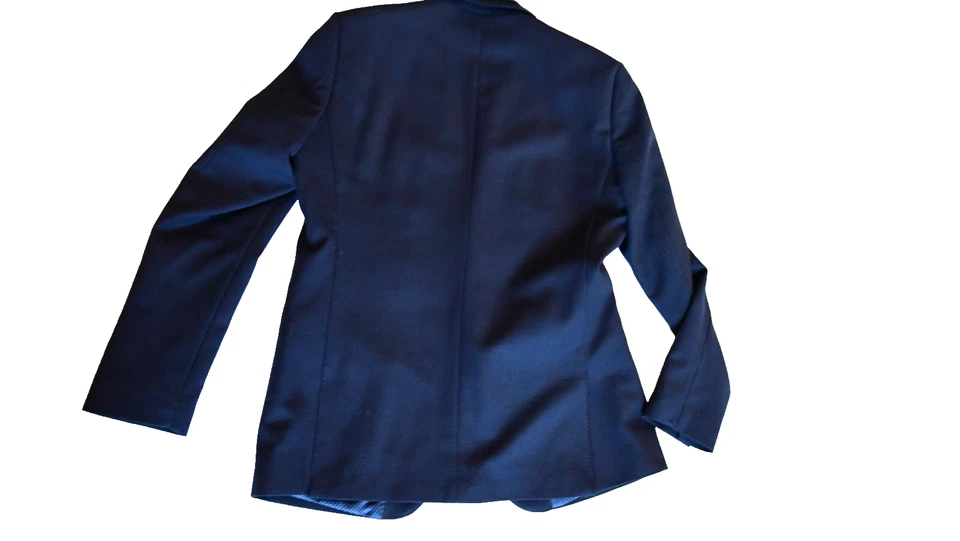 Blazer Zanetti Hombre Azul Marino, 80% Lana, Como Nuevo, Talla 42 L  Foto 3 de 4