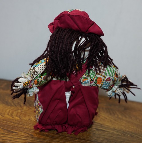 Joelson Cloth Doll Farm Folk Art Collectibles vintage patch quilt hobo standing - Picture 8 of 11