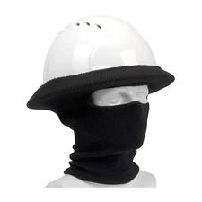 PIP - Rib Knit Hard Hat Tube Liner - Full Face & Neck  (365-1502-BK)