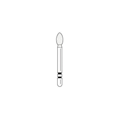 Abrasive Technology Two Striper FG #283.4 Football Fine Grit Diamond Burs 5/Pk