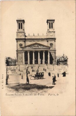 CPA PARIS 10. Kirche St-Vincent-de-Paul (998501)
