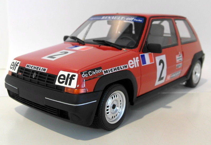 Otto 1/18 Renault 5 Turbo Phase 1 Le Car IMSA 1981 Patrick Jacqemart Car