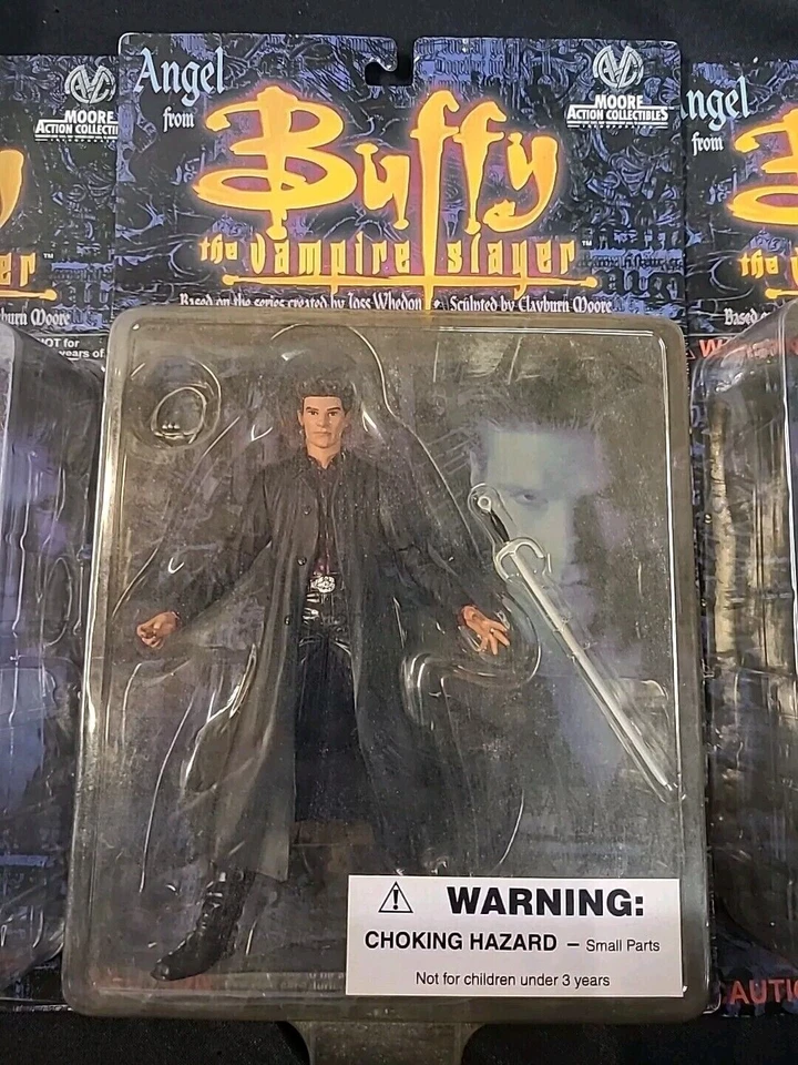 Figuras coleccionables de acción ANGEL de Buffy The Vampire Slayer Moore - LOTE DE 3 Foto 3 de 4