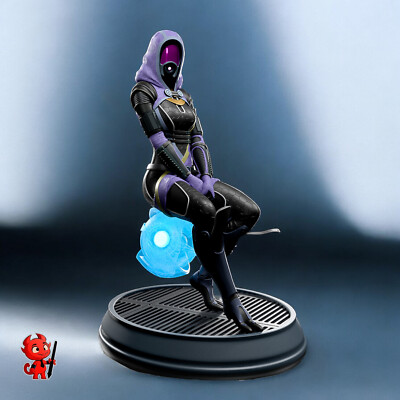 Tali - Mass Effect - Fan Art Figur - 3D Resin Print 103mm / 61mm Bust