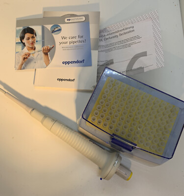 Eppendorf 2-20uL Pipettor Pipette With Tips