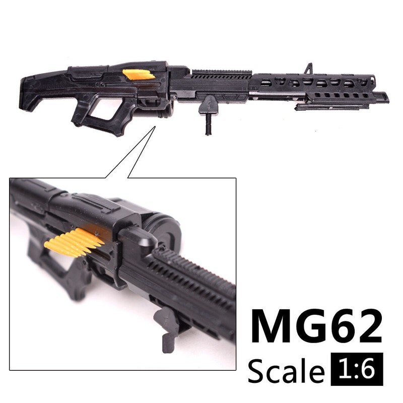 1:6 Scale Assemble Gun Weapon Avatar MG62 Fit 12" Action Figures Model