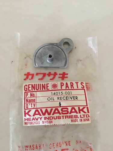 Nos Kawasaki H1 H2 Oil Receiver 14015-001 - Foto 2 di 4