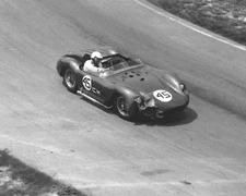 Vintage 8X10 1963 Indy IRP Maserati 450S - Corvette
