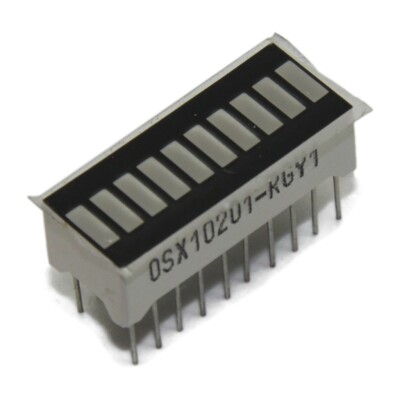 2X OSX10201-GYR1 Display: LED Balken grün(5x) / gelb(3x) / rot(2x) 35mcd OPTOSUP