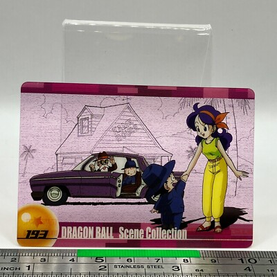 Launch Goku Krillin 193 Dragon Ball Wafer Card DBZ Morinaga TCG