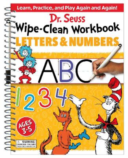 Dr. Seuss Dr. Seuss Wipe-Clean Workbook: Letters and Numbers (Tascabile)