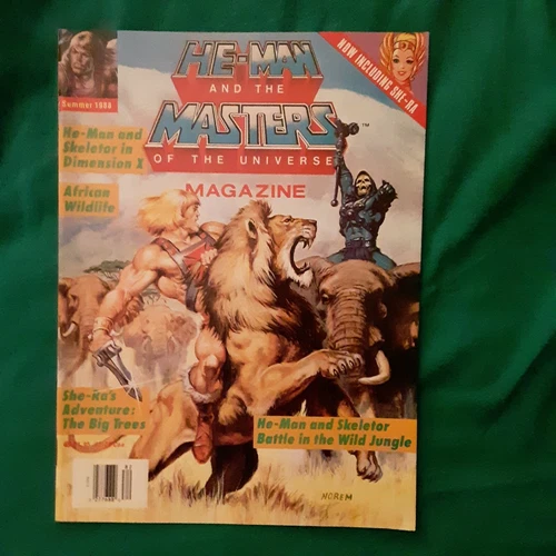 HE-MAN AND THE MASTERS OF THE UNIVERSE MAGAZINE SUMMER 1988 