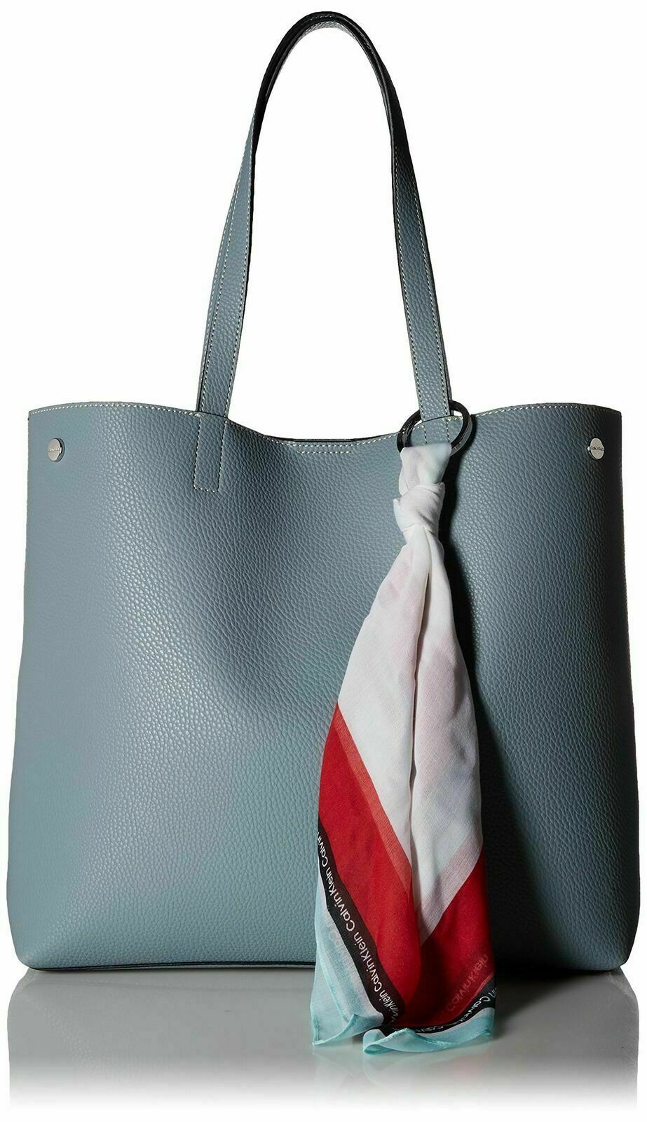 Calvin Klein Rachel Extra Large Tote Vegan Pebble Leather Blue Mist Free Scarf! 191797023003 | eBay Calvin Klein Rachel Extra Large Tote Vegan Pebble Leather Blue Mist Free Scarf! 191797023003 | eBay