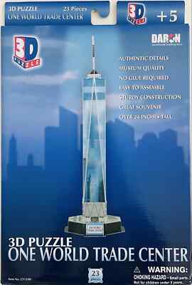 Daron One World Trade Center 3d Puzzle 23 pieces NEW