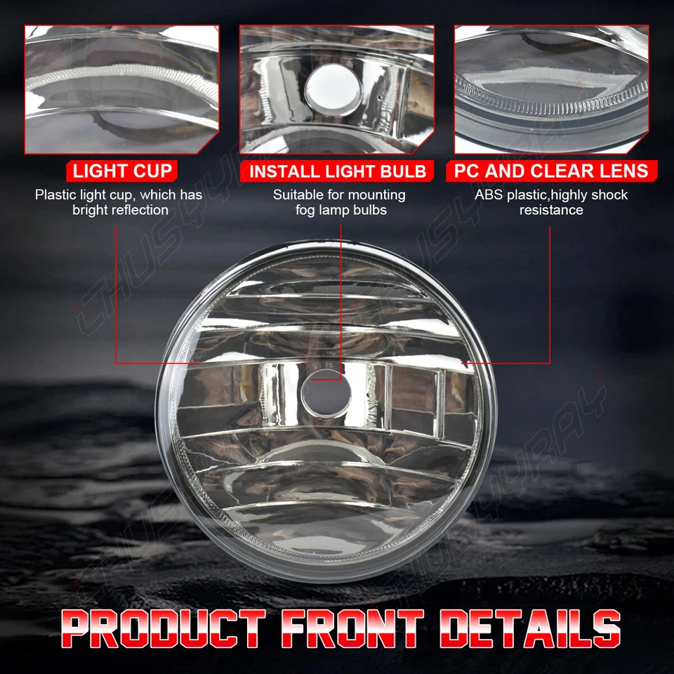 Par de faros antiniebla para GMC Sierra 2007 2010 1500 Sierra 2500 HD Sierra 3500 HD Foto 4 de 4