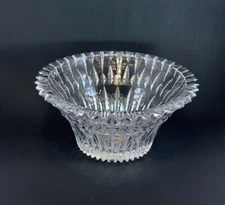 Studio Nova Facets Japan 10" Clear Crystal Hostess Centerpiece bowl