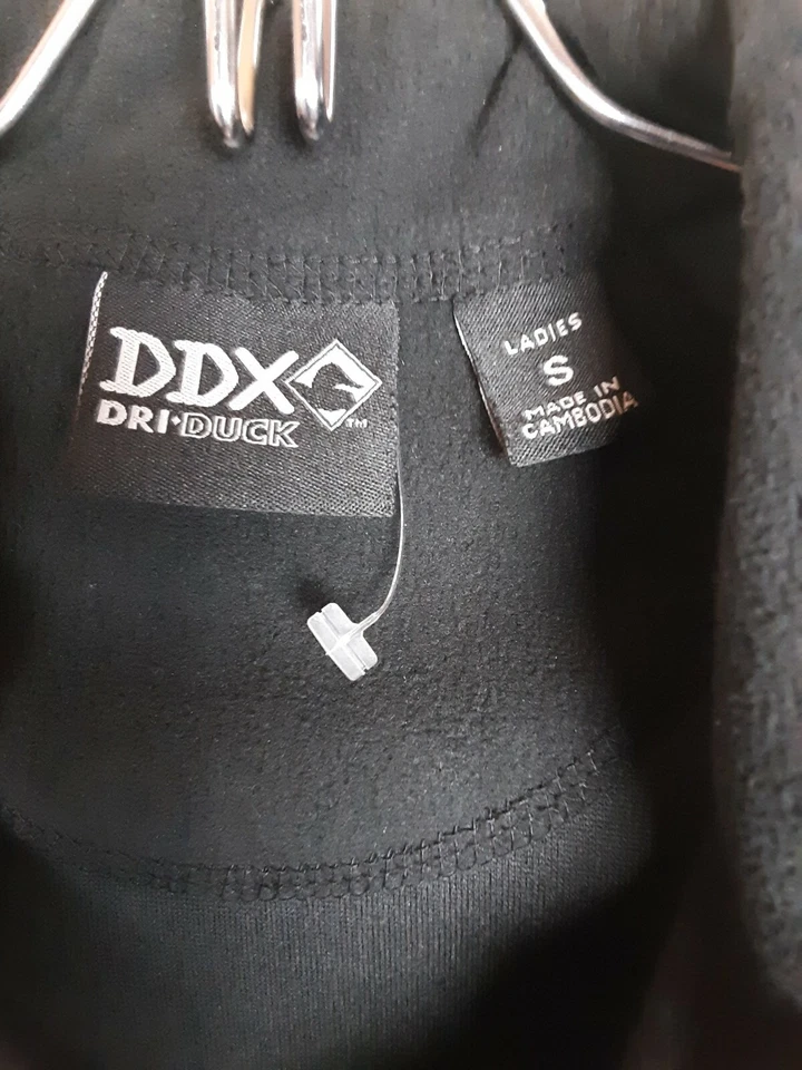 DDX Dri Duck Damen Small S weicher Nano Fleece Pullover Sweater Shirt 1/2 Zip - Bild 3 von 4