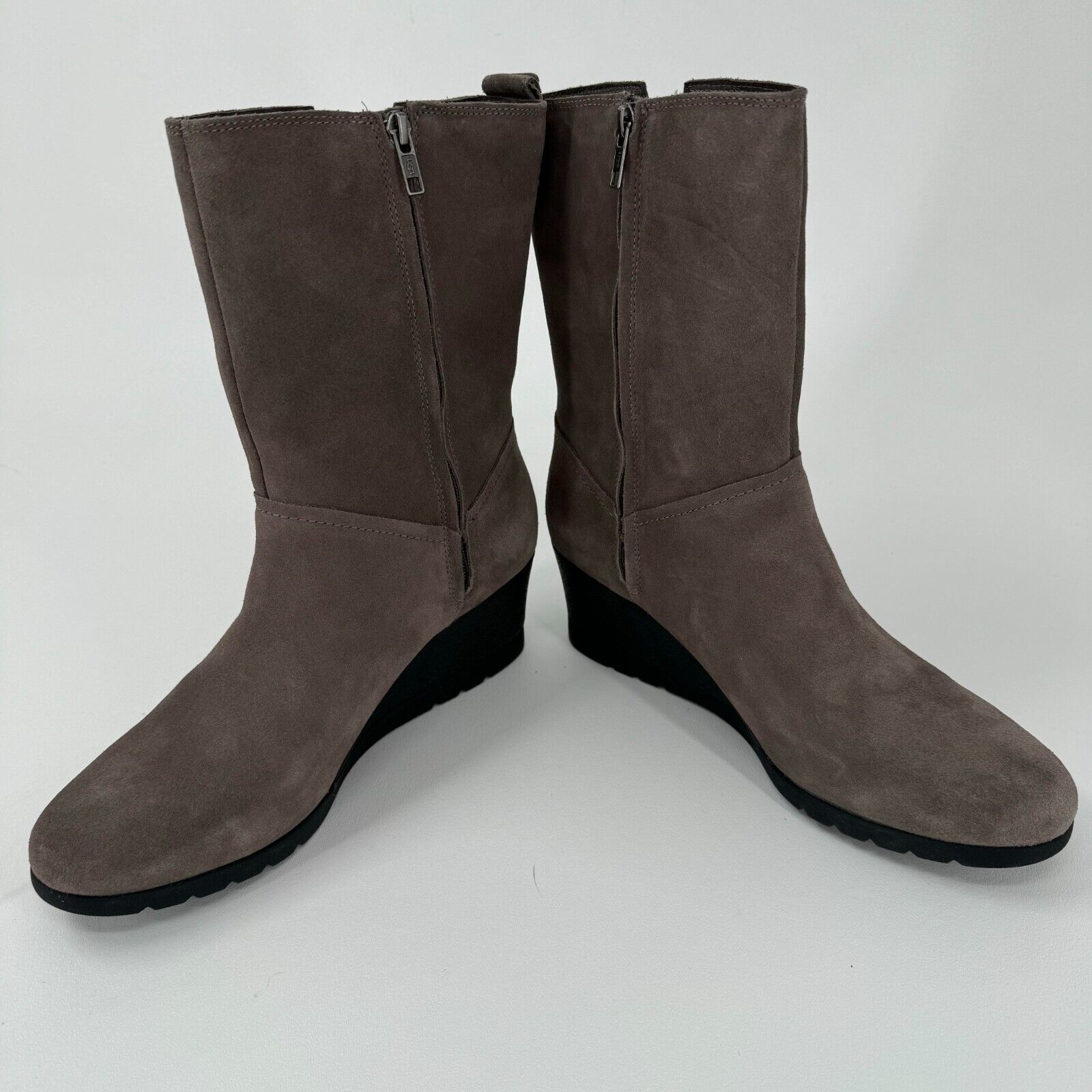 UGG Potrero Boots WOMENS Brown Suede Leather Side… - image 21