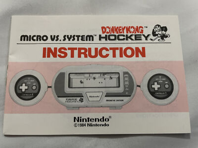 NINTENDO Game Watch Donkey Kong Hockey Micro vs System English ver