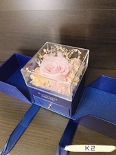 Preserved Eternal Real Rose Flower Gift Box With Jewelry Box Best Wishes