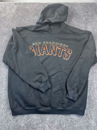 Stitches San Francisco Giants Hoodie X-Large Cotton/Polyester Black & Orange