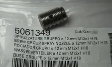 NEW 5061349 BREW GROUP SPRAY NOZZLE 12mm x M12x1 H18 PAVONI ESPRESSO MACHINE