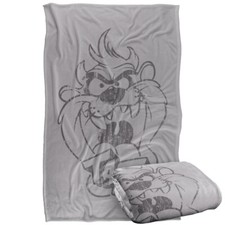 Looney Tunes Faded Taz Silky Touch Super Soft Throw Blanket