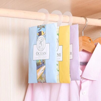 6Bag Deo Kleiderschrank Blumen Parf??miert Wandbehang Beutel Lufterfrischer Duft