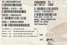 Intel HNS2600BPS24R Compute Module 2U Rack Socket P 165 W NEW BROWN BOX