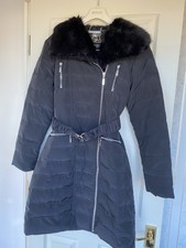 Woman’s Black Down Winter Coat,star By Julien Macdonald Coat Size 12