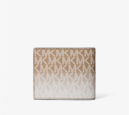 Michael Kors Cooper Men's Ombré Signature Logo Billfold Card ID Wallet - Picture 5 of 9