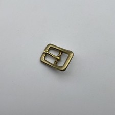 Solid Brass Pin Buckle 17mm For Leather Strap Fastener