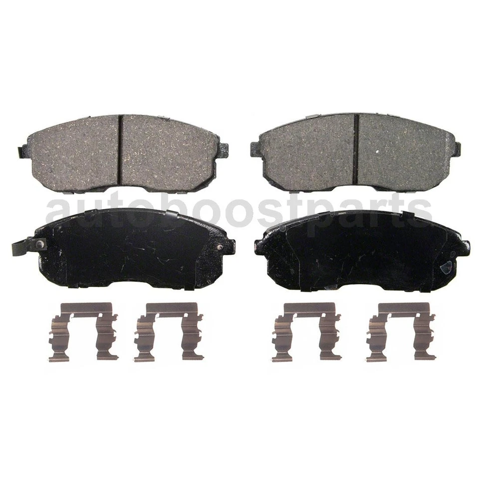 Juego de pastillas de freno de disco delanteras traseras zapata de freno de tambor para Nissan Altima 2000-2001 Foto 4 de 4