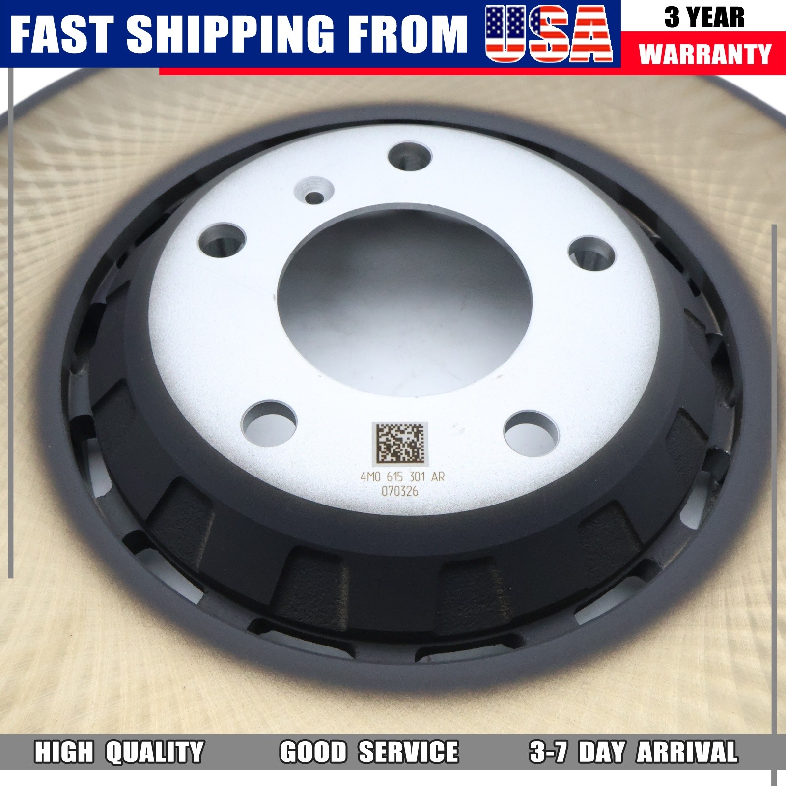 Bentley Bentayga Speed 2016-2023 Front Right Brake discs 4 pcs P/N 4M0615601N