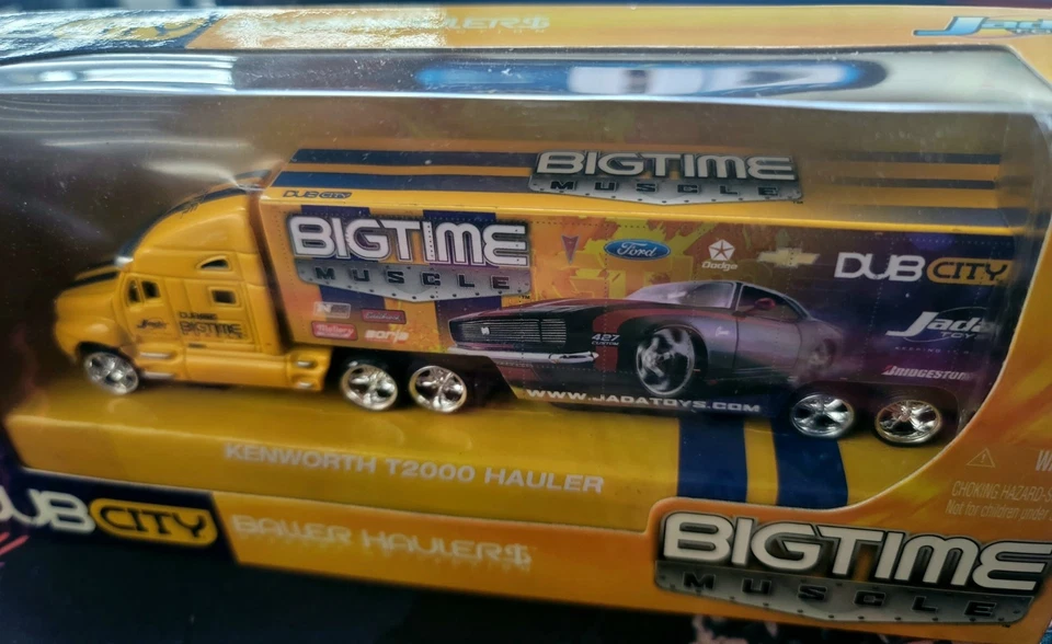 Литые модели самосвалов Jada 1:64 Kenworth T2000 Bigtime Muscle Baller Haulers Dub City 1:64  - Изображение 3 из 4