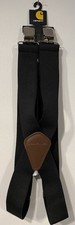Carhartt Suspenders Mens 52 Black NWT Heavy Duty 2" Wide Adjustable New