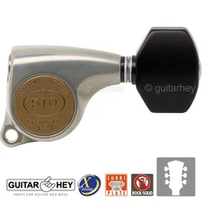 NEW Gotoh SGL510Z-B07 Tuning Keys Set 1:21 Ratio 3x3 - ANTIQUE X-FINISH NICKEL
