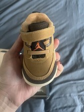 Jordan Spizike Low Baby/Toddler Shoes Flax/Black/Sanddrift/Baroque Brown