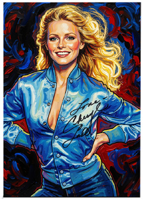 CHERYL LADD * Fun Novelty * CELEBRITY * Illustrated Art Card * ATC ACEO