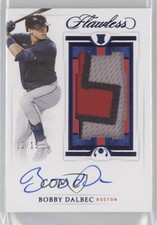 2021 Panini Flawless Rookie Sapphire 12/15 Bobby Dalbec #RPA-BD Patch Auto 6fs