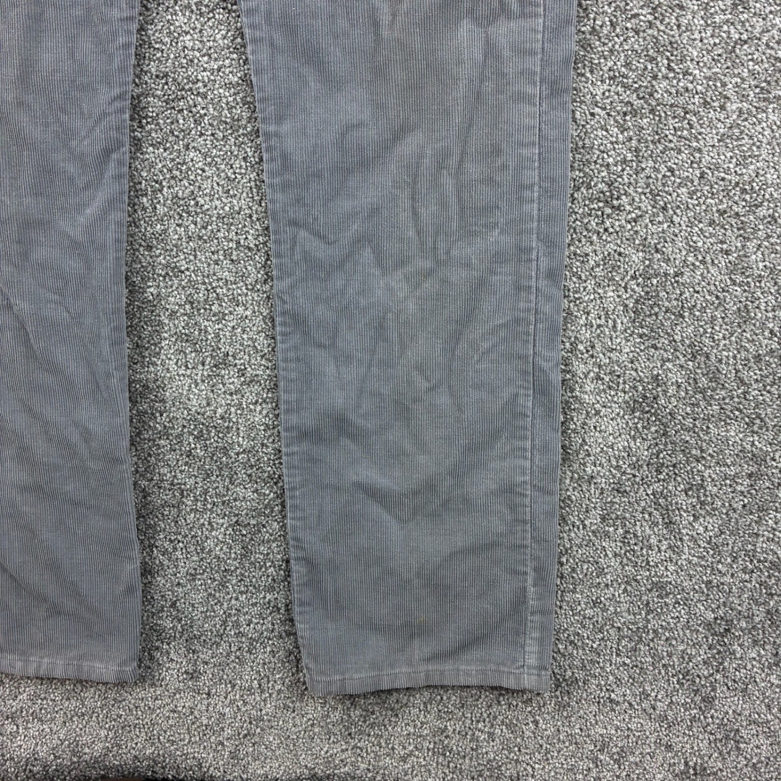 Vintage Levi's 505 Corduroy Pants Mens 32x34 Gray Regular Fit Straight Leg thumbnail 3
