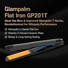 Glampalm Ceremic Flat Iron Hair Straightener  (GP201T PB) KOREAN MADE.
