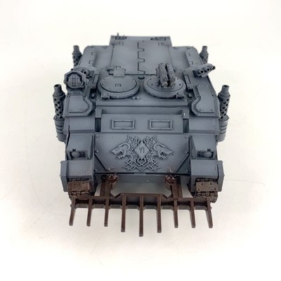 x1 Rhino Space Wolves Finecast Deimos Model + Warhammer Horus Her Plastic