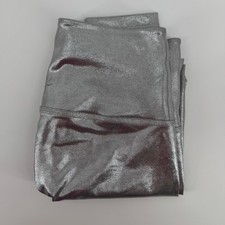 Beyond Yoga Womens Medium Metallic Silver High Waisted Ankle Leggings